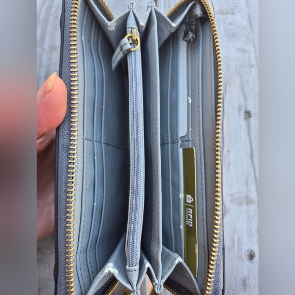 FOSSIL VINTAGE LEATHER WALLET - Picture 6 of 6